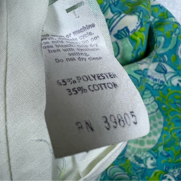 VERY RARE Vintage Lilly Pulitzer Mens Stuff Pants 38x32 - Picture 4 of 7